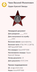 Информация с сайта Память народа
