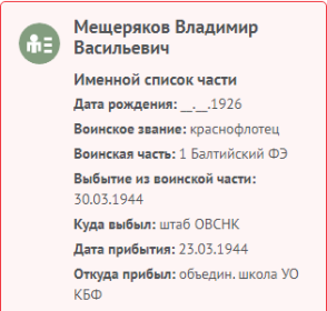 Информация с сайта Память народа