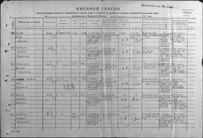 Именной список