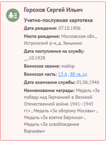 Информация с сайта Память народа