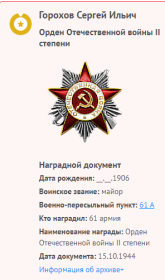 Информация с сайта Память народа