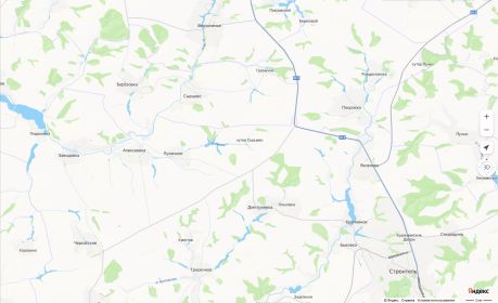 Карта Ивнянского района Белгородской области