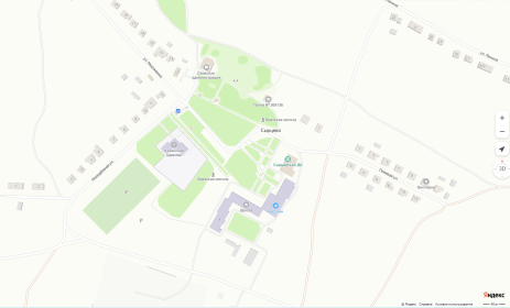 Карта села Сырцево Ивнянского района Белгородской области