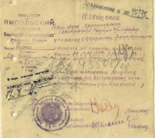 Справка о пропаже без вести