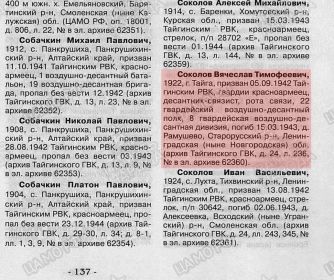 Всекузбасская книга памяти том 8 г.Тайга
