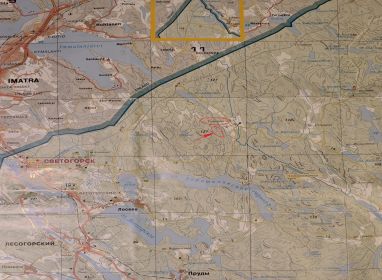 Вероятное место гибели.