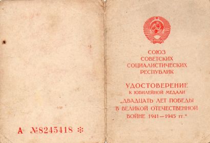 Двадцать лет победы