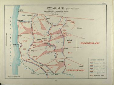 Мемельская наступательная операция. Схема