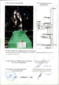 УЧЁТНАЯ КАРТОЧКА воинского захоронения: РОССИЯ: Липецкая область, Задонский муниципальный район, Каменский сельский совет, село Каменка, братское воинское захоронение №105.