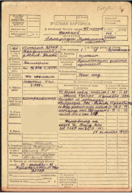 Учётная карточка