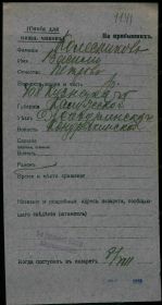 Участник первой мировой войны