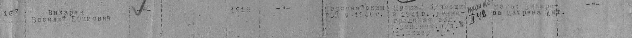Строка ведомости Карсовайского РВК за 1946 год.