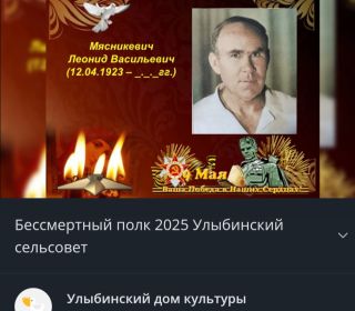 Бессмертный полк. НСО Искитимский район село Улыбино.