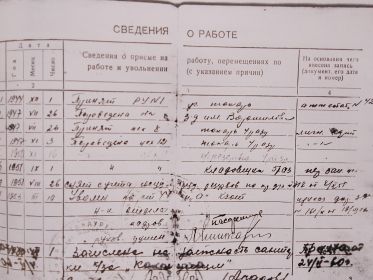 Трудовая книжка