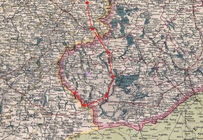 Бои 2-го мотоциклетного полка  в Пруссии