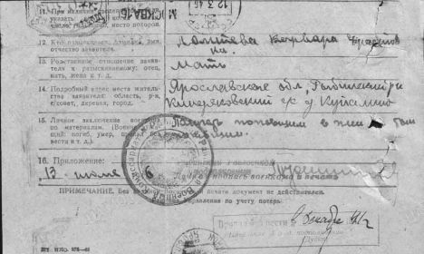 Анкета пропавшего без вести, стр. 2