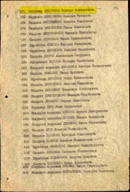 58-ЛИСТ строка в наградном списке