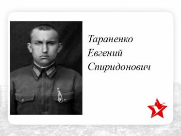 Тараненко Евгений Спиридонович старший лейтенант штурман 215отд.драэ17 декабря 1941г . Экипаж не вернулся с боевого задания-НБЗ.