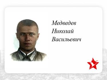 Медведев Николай Васильевич мл. лейтенант штурман 215отд.драэ 23 ноября 1941г. погиб экипаж самолета Пе-3Р. Похоронен  д.Каменка, Дмитровский р-н, Московская обл.