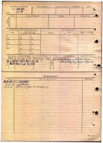 Персональная карта военнопленного (Personalkarte 1). Данилюк Александр (Daniljuk Alexander). Стр. 2