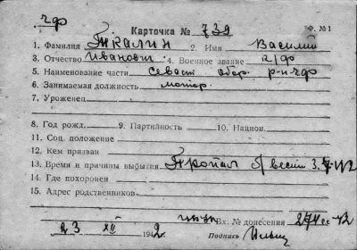Карточка 739