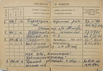 Трудовая книжка