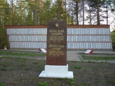 Братская могила Латвийская ССР, Елгавский уезд, Добельский р-н, Лиелауцская вол., Лиелауцский с/с, братское воинское кладбище у Лиелауцского гражданского кладбища