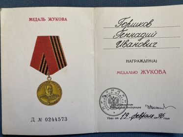 Медаль Жукова