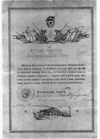 Благодарность
