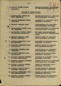 Приказ о награждении медалью (3 страница)