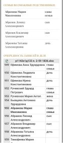 Эвакуационная карточка бабушки Маши, отчества детей указаны ошибочно (2 часть, Челябинская область)