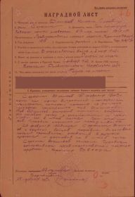 Наградной документ