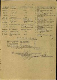 Справка подтверждения эффективности боевых вылетов.