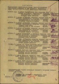 Справка подтверждения эффективности боевых вылетов.