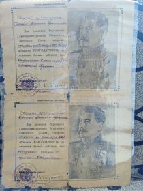 Благодарность
