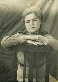 Анна Дмитриевна во время ВОВ