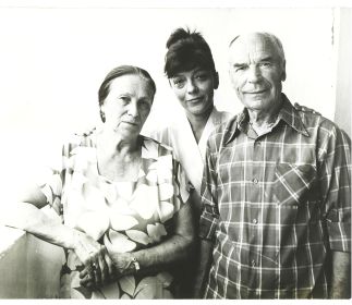 1995г., Москва, с женой Лидией Ивановной и дочерью Ириной 