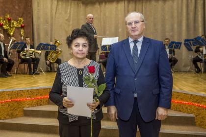 Тамара Сергеевна и мэр города Одинцово Гусев Александр Альбертович.
