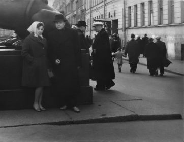 Иван Степанович с дочой Галей. Ленинград, 1962-63 г.