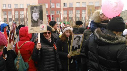 Акция памяти "Бессмертный полк". 2017 год. Норильск.