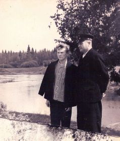 Спирин С.И.  с сыном Александром, 1963 г.