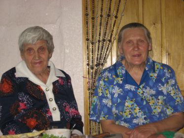 Старшая дочь Екатерина (1932-2012) и младшая дочь Мария (г.р. 1939)