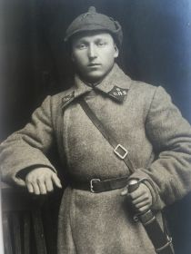 Наумец Фёдор во время службы в армии 9-ый отдельный пулемётный эскадрон г Умань 1929 год