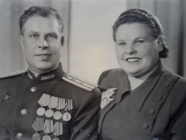 С женой Татьяной (Потсдам, 1950г)