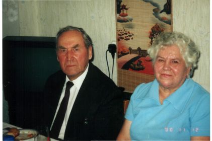 Ялунин П.М. с женой Марией Макаровной 