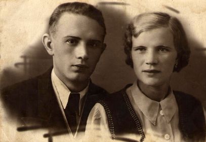 С супругой Калугиной Марией Александровной перед войной