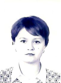 Елена Анатольевна (Рычкова) Гордиенко, внучка, 11 03. 1979 г.