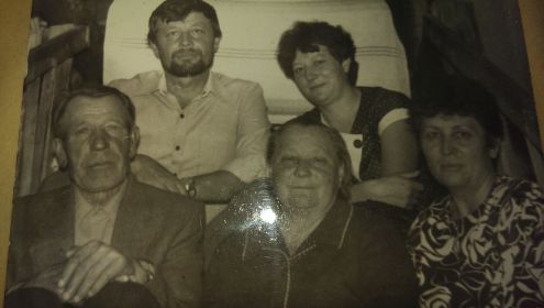 На фото:Владимир Васильевич(сын),Нина Васильевна (дочь),Василий Иванович, Екатерина Максимовна (жена), Галина Васильевна(дочь)