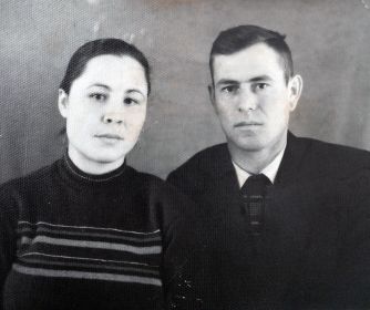 Сын солдата Степан с женой Раисой