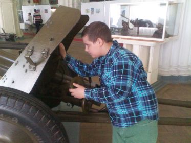 Музей артиллерии в Санкт-Петербурге (правнук)